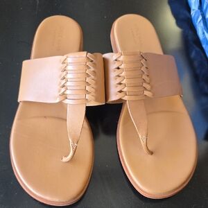 Cole Haan Women's Brown Woven Sandals